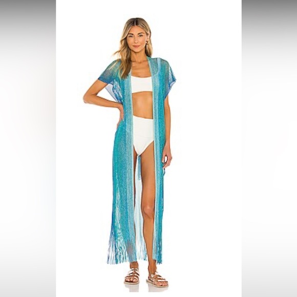 Gorgeous Sold out color LuliFama swim coverup! One size fits all! - Picture 2 of 6